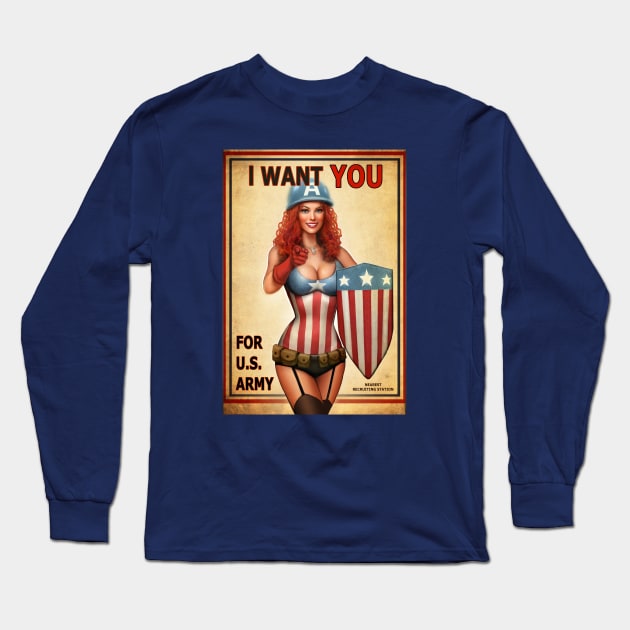 I Want You Long Sleeve T-Shirt by nszerdy